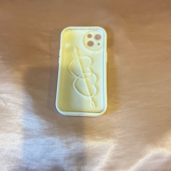 iPhone 13 Cute Rabbit Design W/ Hanging Chain Lanyard Silicone Phone Case NWT - Picture 6 of 9